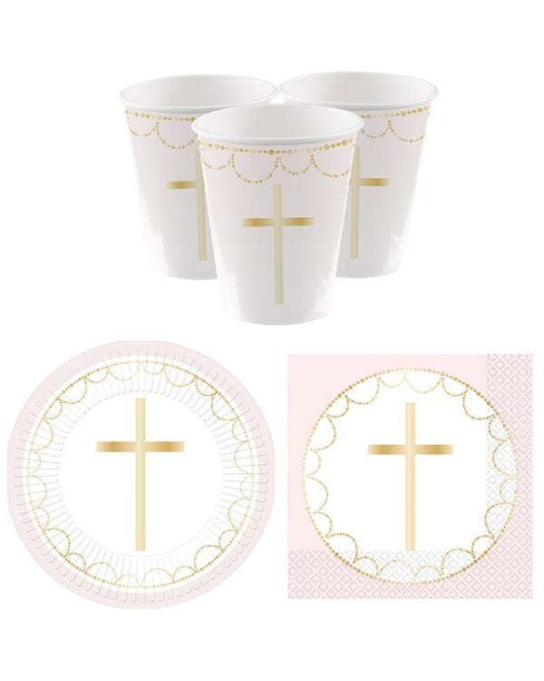 Pink Celebration Cross Party Pack for 8