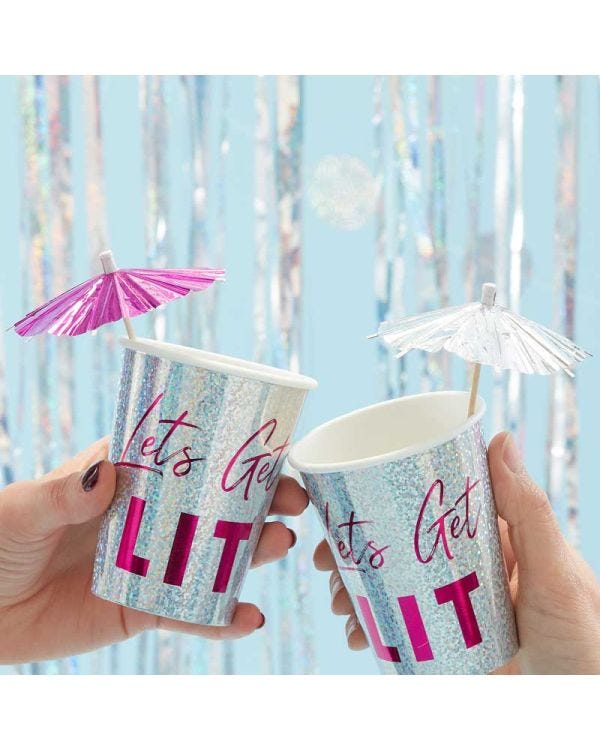 Metallic Cocktail Umbrellas (15pk)