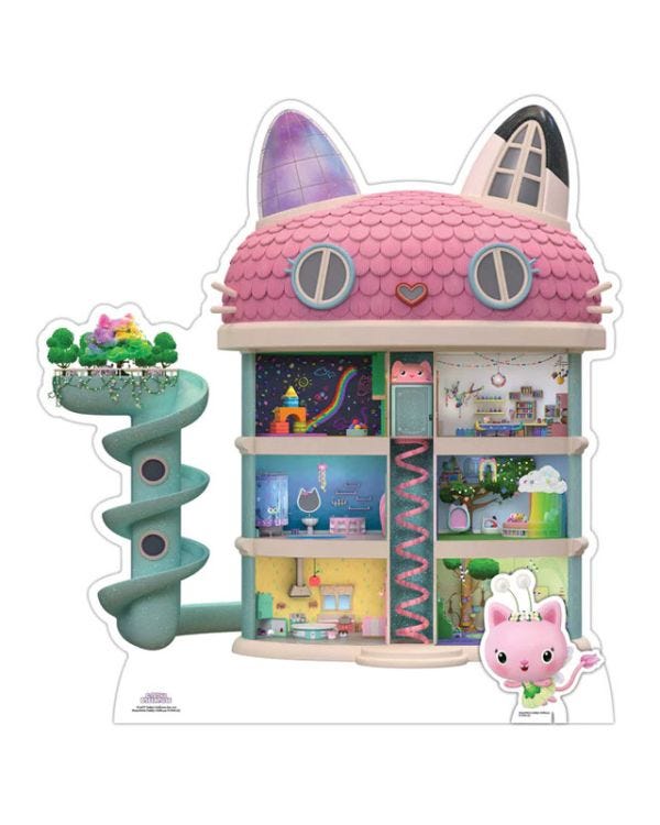 Gabby&#039;s Dollhouse Cardboard Cutout - 79cm x 74cm