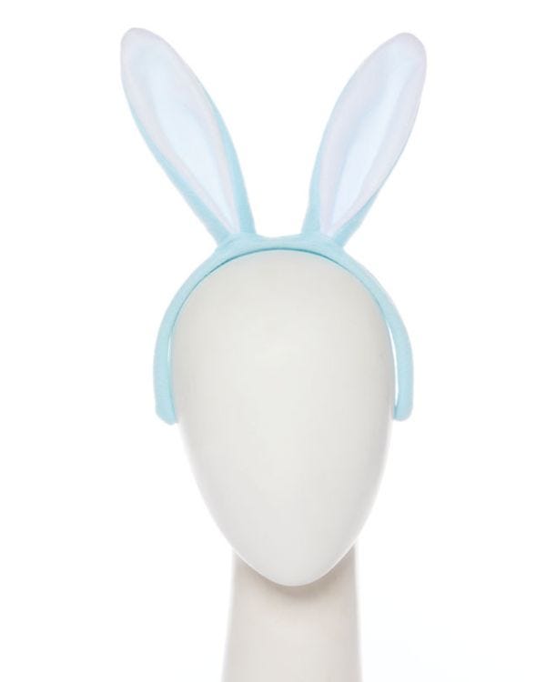 Blue Bunny Ears Headband