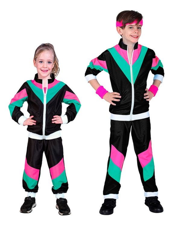 80s Shell Suit - Child Costume