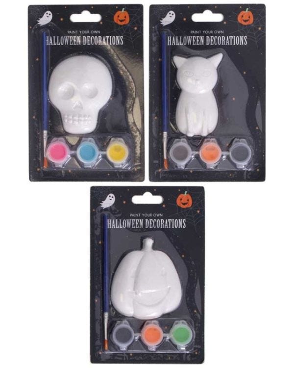 Halloween Paint your Own Hanging Decs
