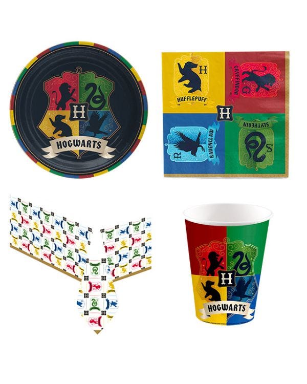 Harry Potter Houses - Value Party Pack For 8