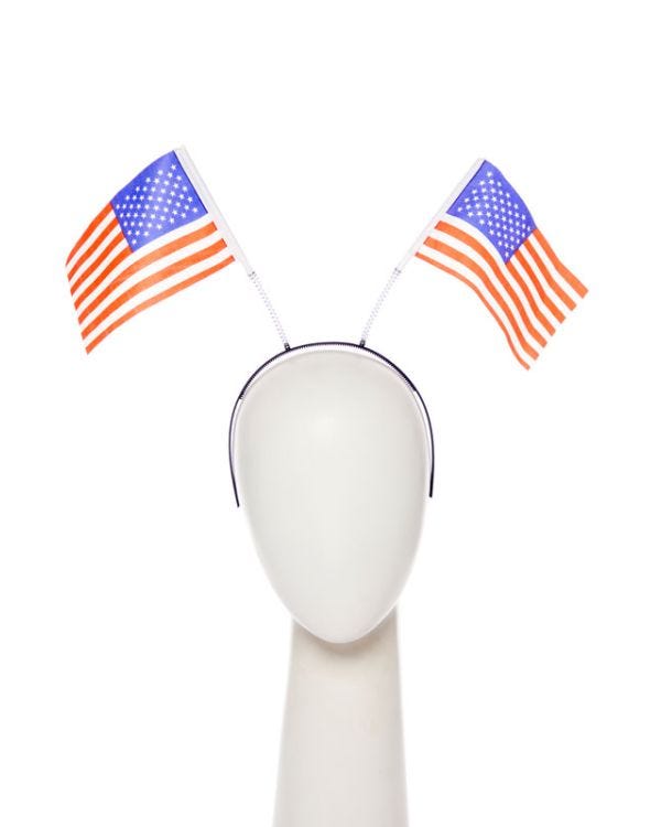 American Flag Headband