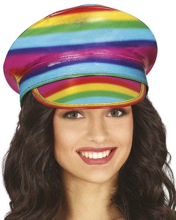 Rainbow Pride Peaked Cap