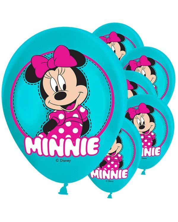 Minnie Mouse Assorted Latex Balloons - 11&quot; (6pk)