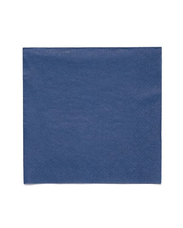 Dark Blue Paper Napkins 3ply - 33cm (20pk)