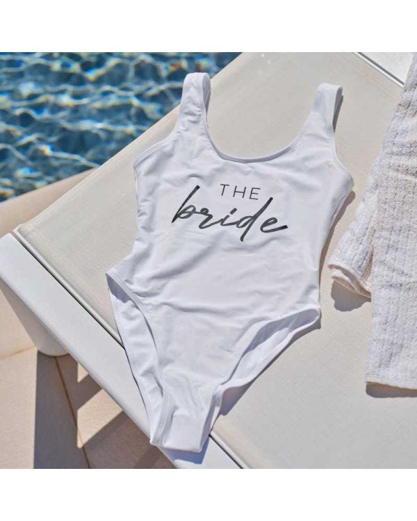 White The Bride Swimsuit - M