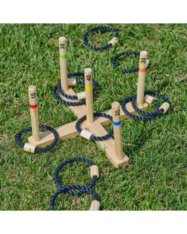 Outdoor Wedding Ring Toss Party Game