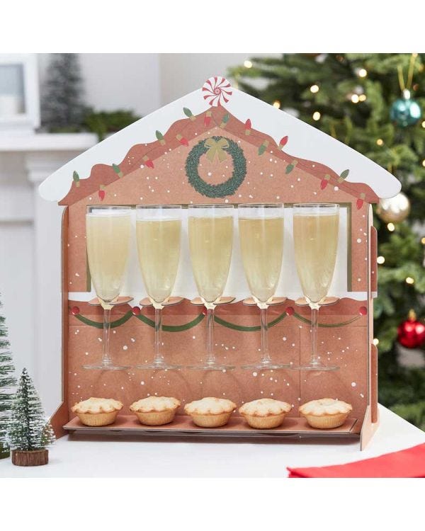 Festive Market Stall Treat &amp; Drinks Stand - 50cm