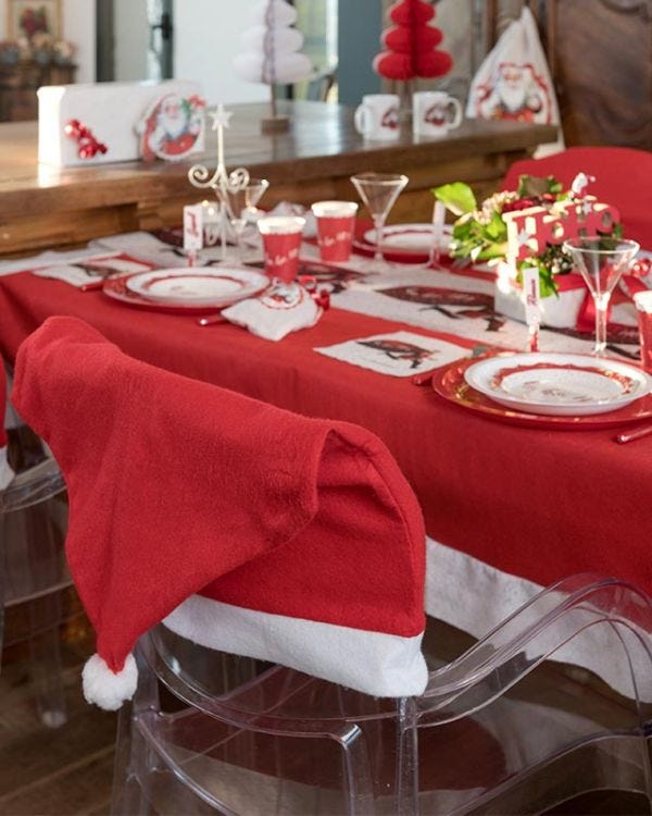 Santa Hat Chair Covers (2pk)