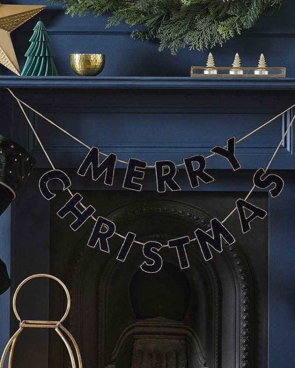 Merry Christmas Bunting