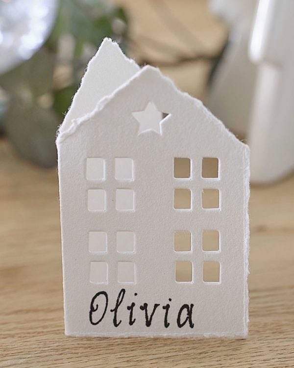 Paper House Place Card (10pk)