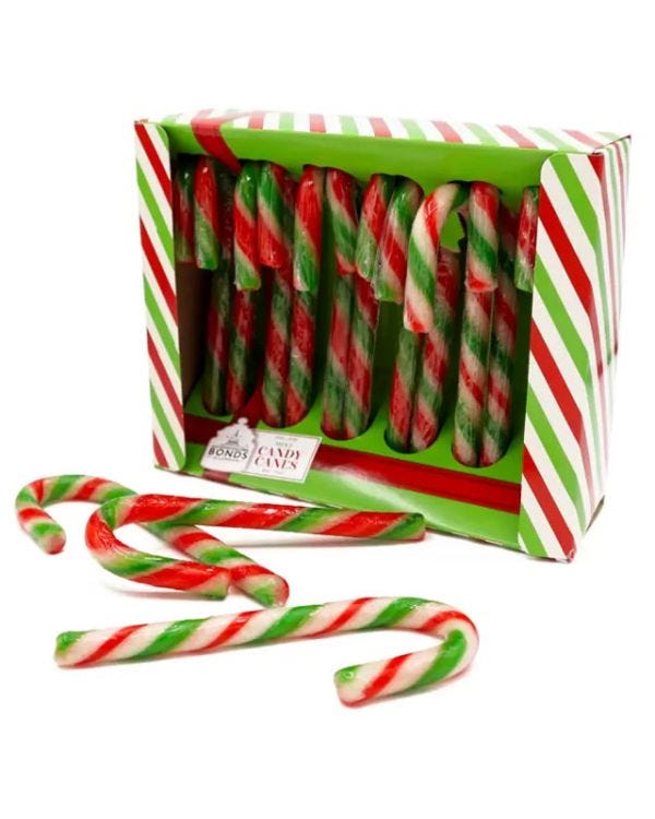 Mint Candy Canes (12pk)