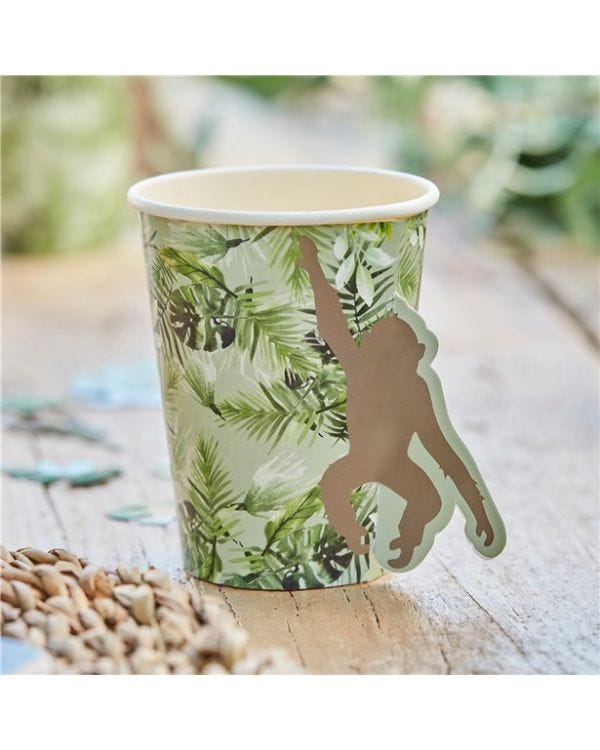 Let&#039;s Go Wild Paper Cups - 266ml (8pk)