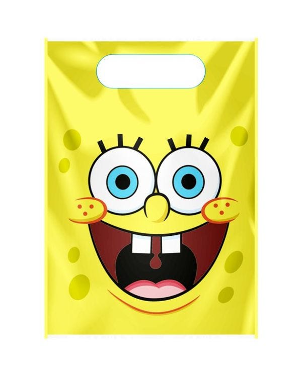SpongeBob Paper Lootbags (6pk)