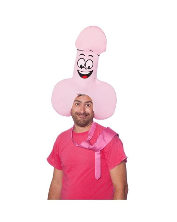 Stag Party Foam Willy Wig