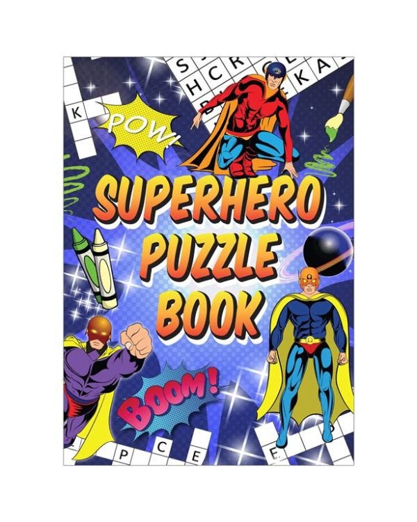 Super Hero Mini Puzzle Book