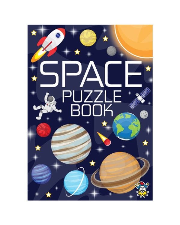 Space Mini Puzzle Book