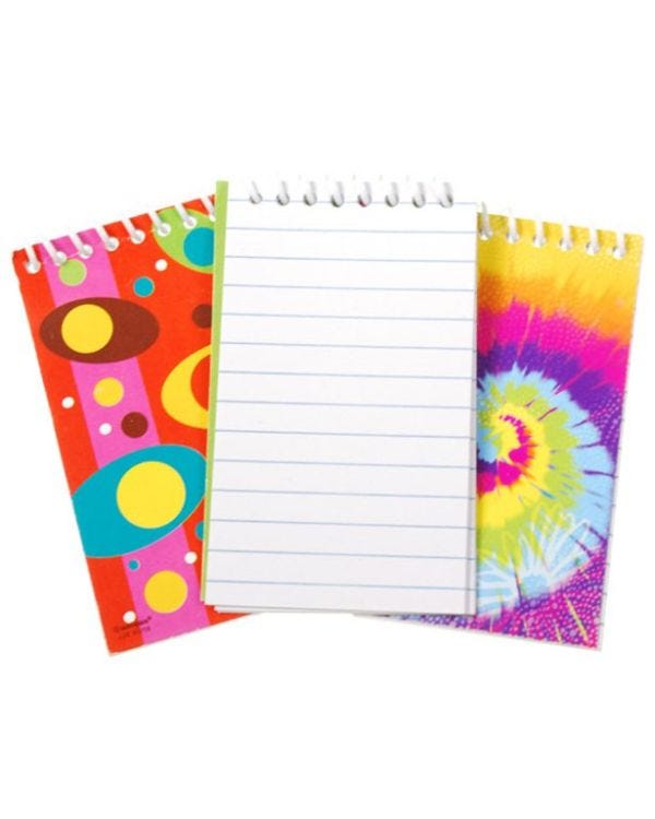 Colourful Mini Notebooks (6pk)