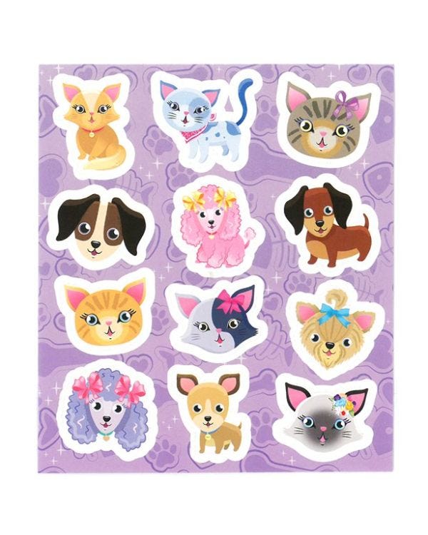Cats &amp; Dogs Stickers