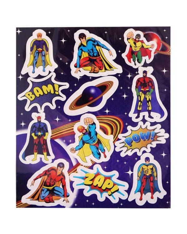 Super Hero Stickers