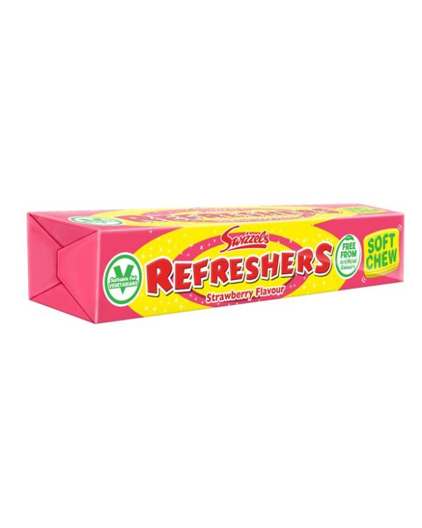 Refreshers Stick Pack - Strawberry Flavour - 43g