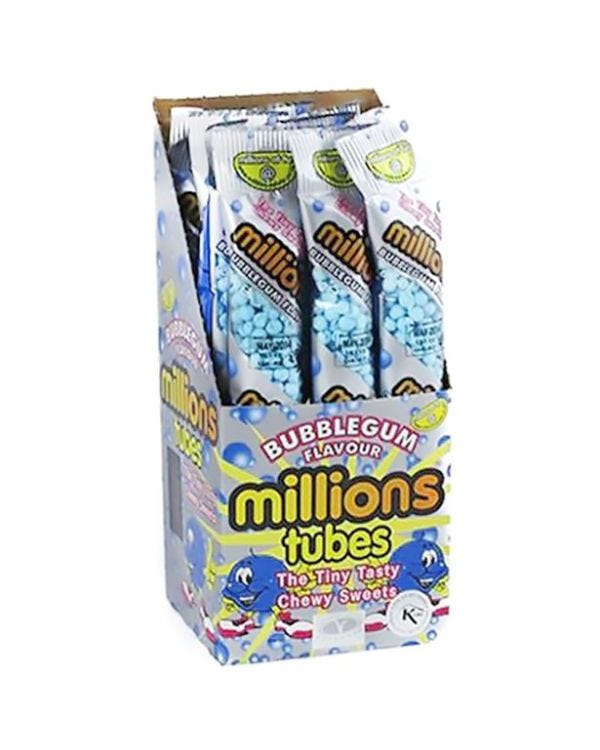 Millions Tubes - Bubblegum Flavour x12
