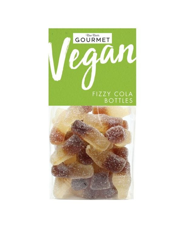 Vegan Fizzy Cola Bottles - 160g
