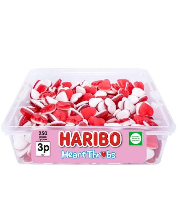 Haribo Heart Throbs - 480g