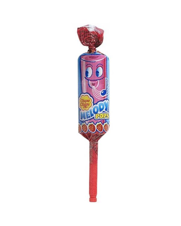 Chupa Chups Melody Pops - Strawberry Flavour - 15g