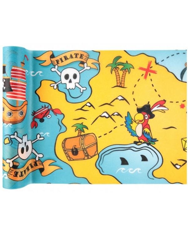 Pirate Fabric Table Runner - 5m
