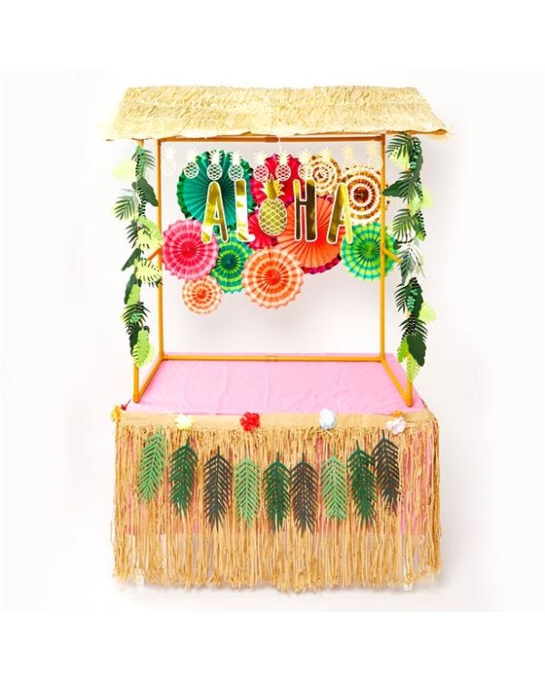 Super Deluxe Pink Aloha Tiki Bar Kit