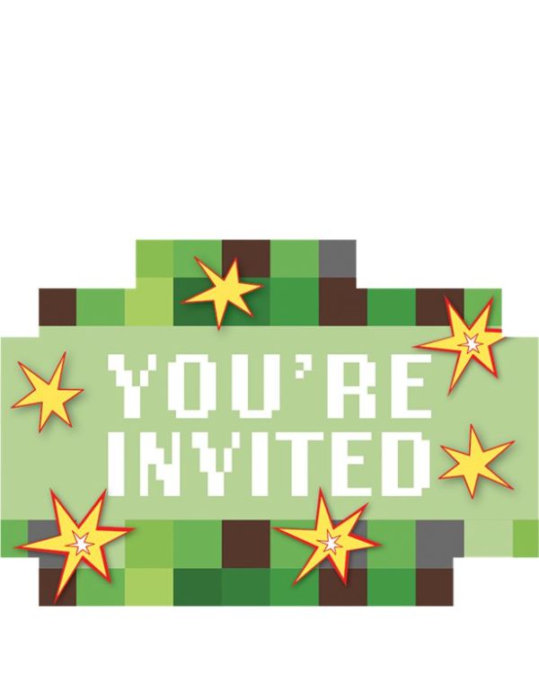 TNT Party Invites (8pk)