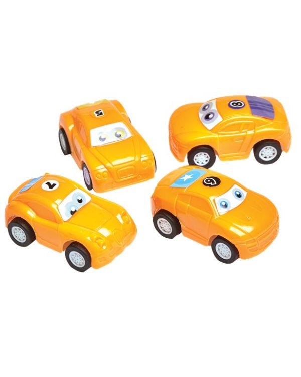 Mini Pull Back Racers (4pk)