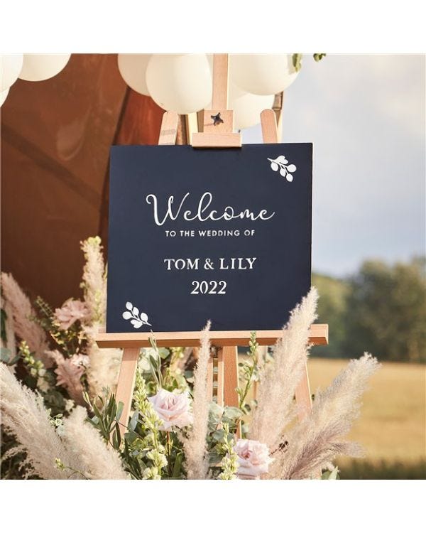 Customisable Chalk Board Sign - 60cm x 42cm