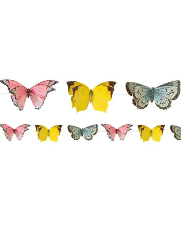 Butterflies Bunting  - 1 (Truly Fairy)