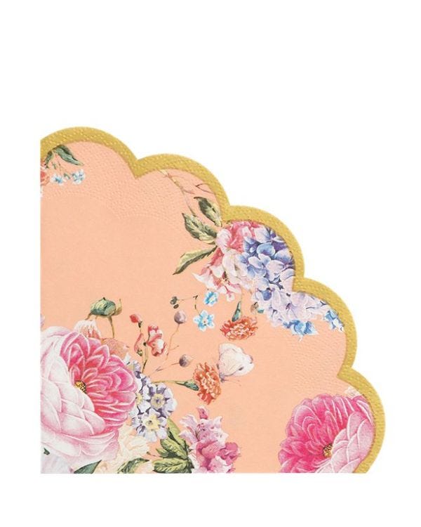 Truly Scrumptious Scalloped Paper Napkins - 33cm (20pk)