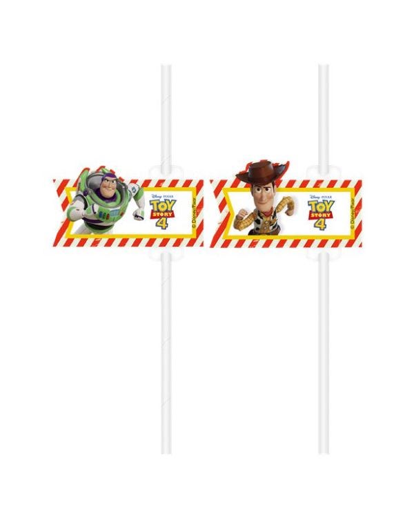 Toy Story 4 Paper Straws (4pk)
