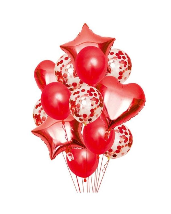 Red Balloon Bouquet Kit