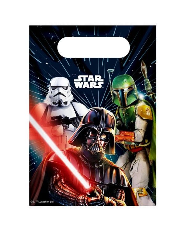 Star Wars Galaxy Plastic Loot Bags (6pk)