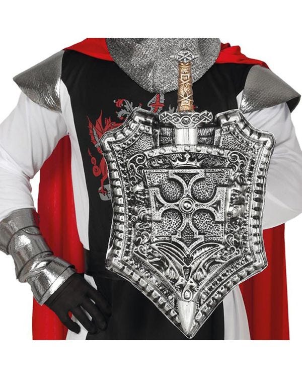 Knight Cross Shield with Sword