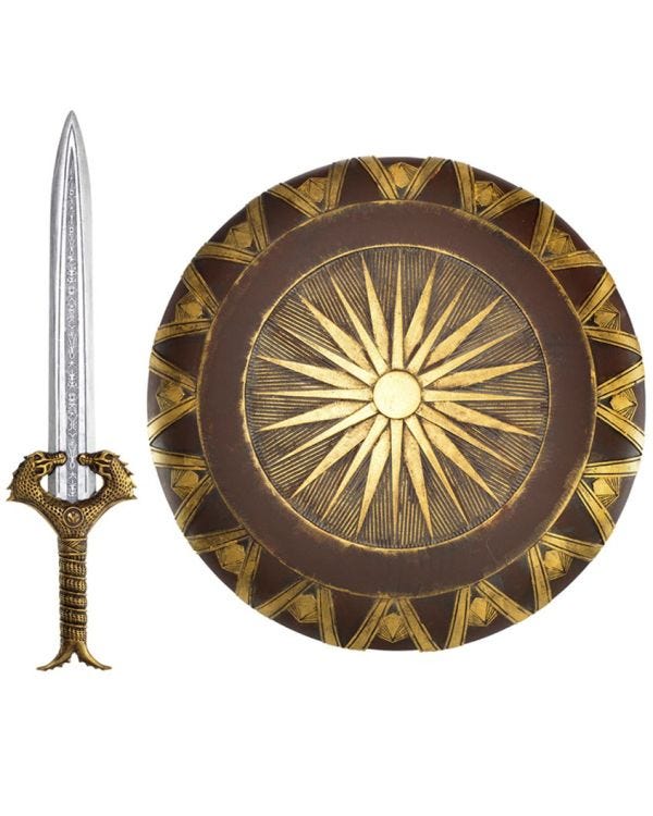 Wonder Woman Sword &amp; Shield