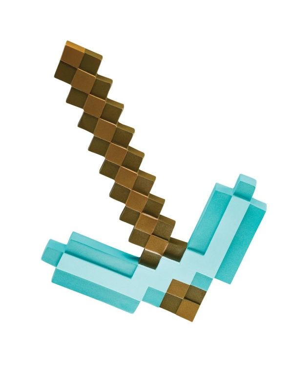 Minecraft Pickaxe - 40cm