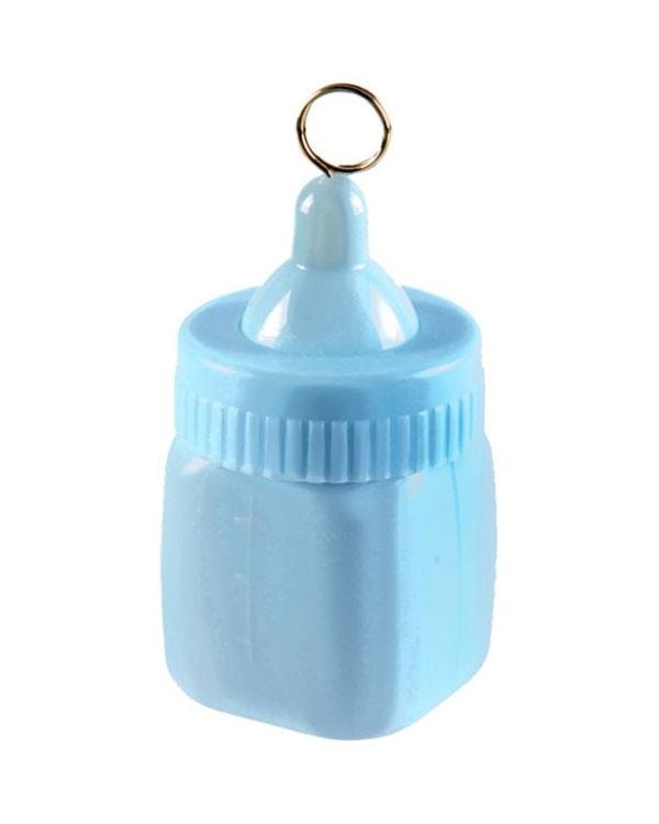 Blue Baby Bottle Balloon Weight - 80g
