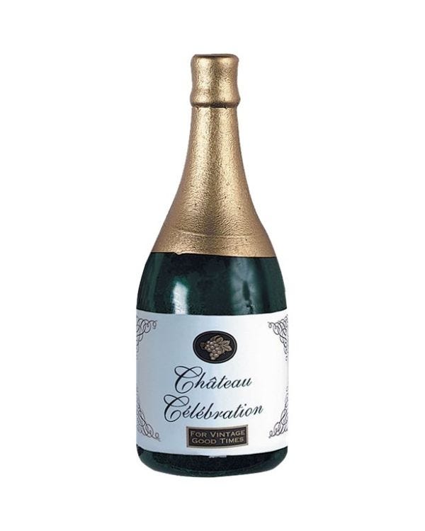 Champagne Bottle Balloon Weight - 135g