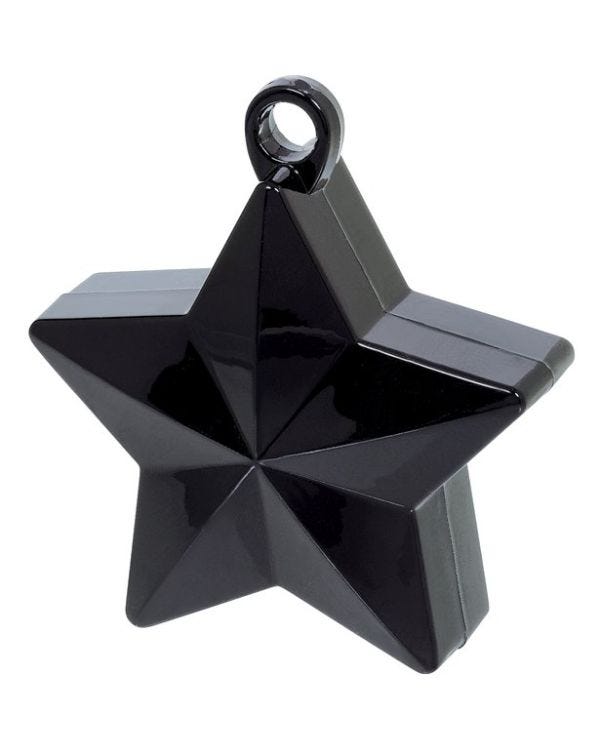 Black Star Balloon Weight - 150g