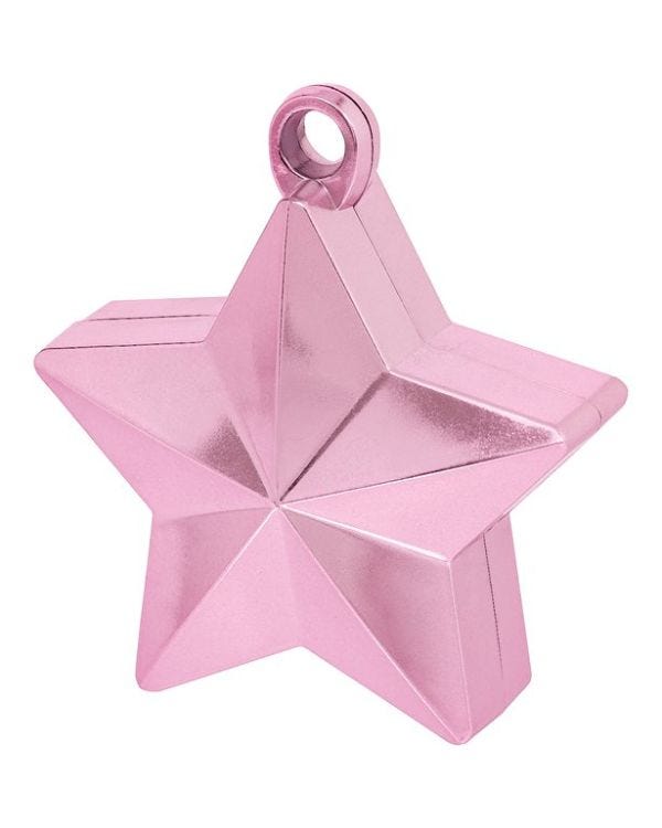 Pink Star Balloon Weight - 165g