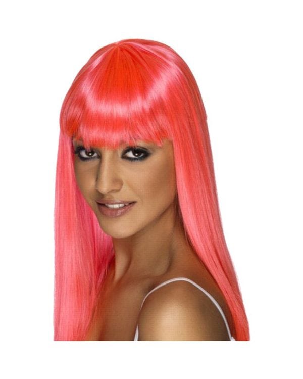 Neon Pink Glamourama Wig