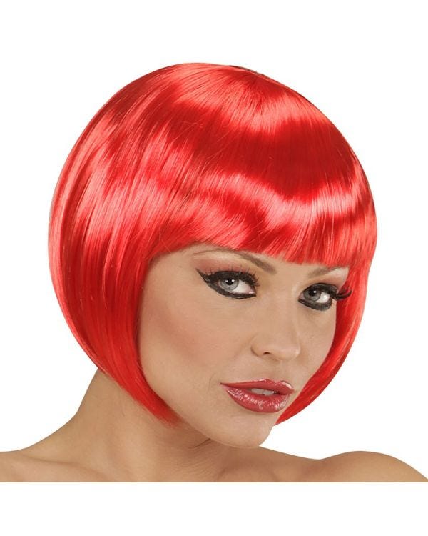 Red Babe Bob Wig